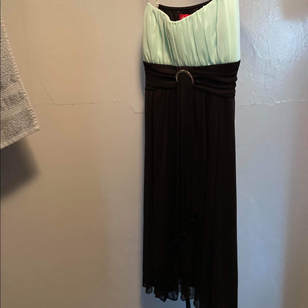 Dress from Macy’s.